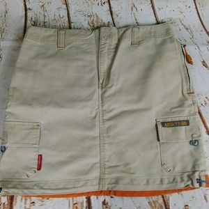 American Eagle Outfitter Khaki Cargo Skirt Size 4